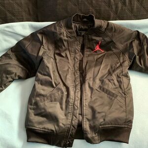 Jordan black coat jacket, kids Large
